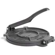 ALPHA LIVING Tortilla Press – 8 Inch Cast Iron Quesadilla Maker – Heavy Duty Empanada Maker Press