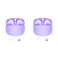 thumbnail image 1 of sweethay Auricular con estuche de carga Senderismo Correr Auricular compatible con Bluetooth Llamada manos libres Auricular para juegos Púrpura Violeta 2piezas, 1 of 6