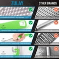 thumbnail image 7 of Zulay Kitchen Professional Stainless Steel Flat Handheld Cheese Grater - Green, 7 of 7