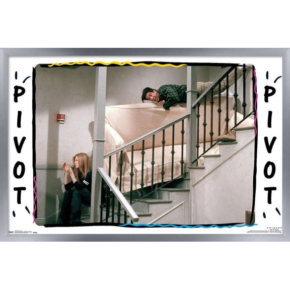 Friends - Pivot Wall Poster, 14.725" x 22.375", Framed