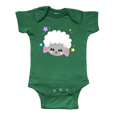 

Inktastic Cute Easter Lamb with Stars Gift Baby Boy or Baby Girl Bodysuit