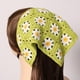 thumbnail image 5 of Banda para el cabello con bufanda de crochet con flores de moda europea y americana, estilo pastoral, banda para el cabello con forma triangular que combina con todo, accesorios para el, 5 of 6