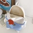 thumbnail image 5 of Jiibva Cartoon Large Capacity Chicken Nylon Backpack With Pendant Lightweight Bookbag Kawaii Hen Shape Bag, 5 of 7