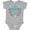 AC-Heather Grey, variant on Inktastic My Nonna Loves Me with Flowers and Hearts Boys or Girls Baby Bodysuit