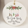 thumbnail image 5 of Regalos de Navidad personalizados Adorno de Navidad Árbol Decorar Recuerdo Decoración Adorno personalizado para casarse Ceremonia de boda, 5 of 5