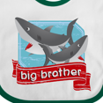 thumbnail image 4 of Inktastic Big Brother Shark Boys Baby Bib, 4 of 4