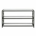 thumbnail image 4 of Evelyn&Zoe Hutton Rectangular TV Stand for TV's up to 50", Blackened Bronze, 4 of 8