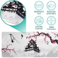 thumbnail image 6 of Japanese Cherry Blossom Gaming Mouse Pad 31.5 X 11.8 Inch Japanese Pagoda Sakura White Anime Large Mousepad Non-Slip Rubber Base Stitched Edges Keyboard Mouse Mat Desk Pad for Office Home Game, 6 of 6