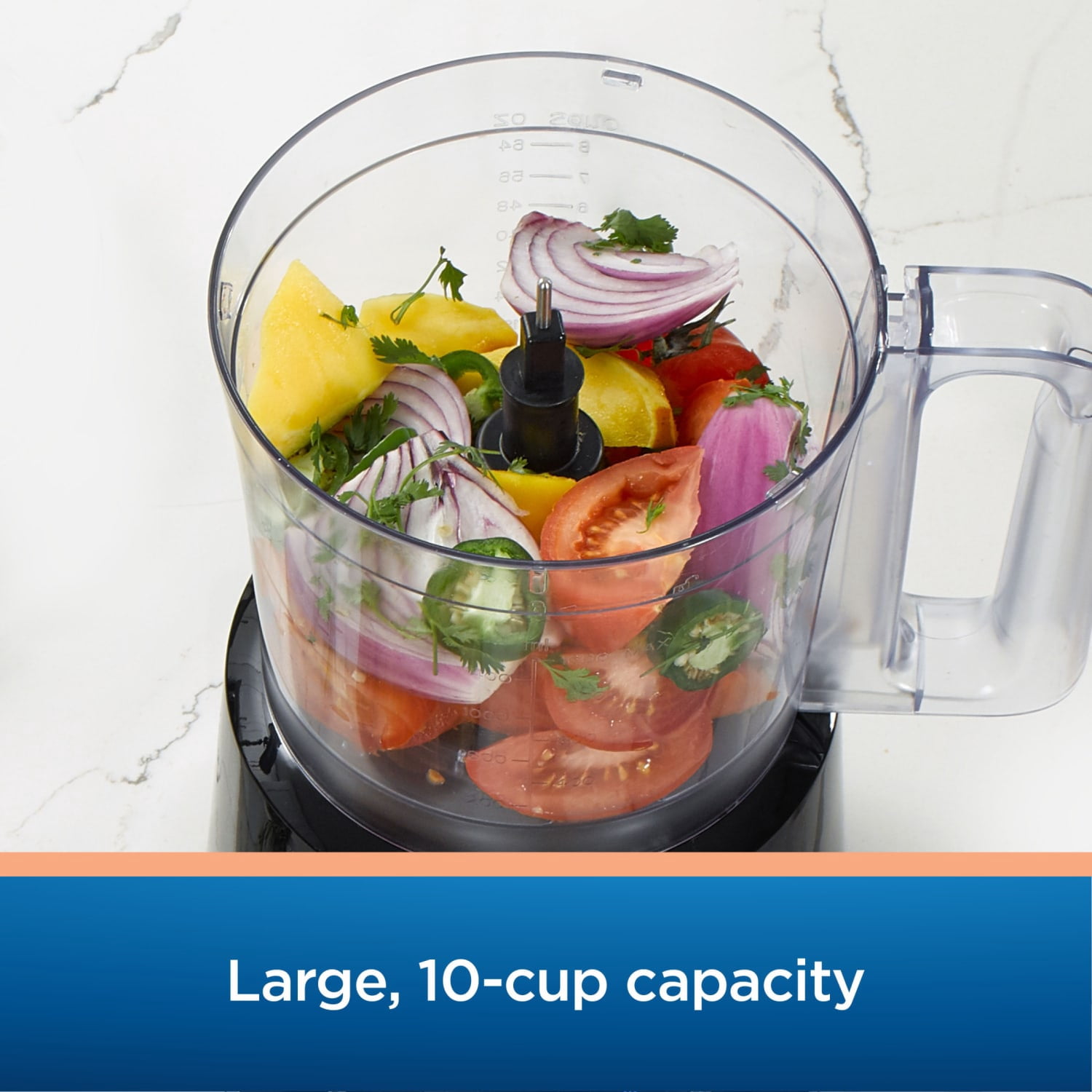 Oster 10-Cup Food Processor with Easy-Touch Technology