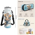 thumbnail image 7 of Uorisanigo Cute Otter Print Kids Backpack Set with Water Bottle Bag and Lunch Box, Breathable Rucksack with Pencil Pouch, Lightweight 17 Inch Bookbag for Middle School and Camping, 7 of 7