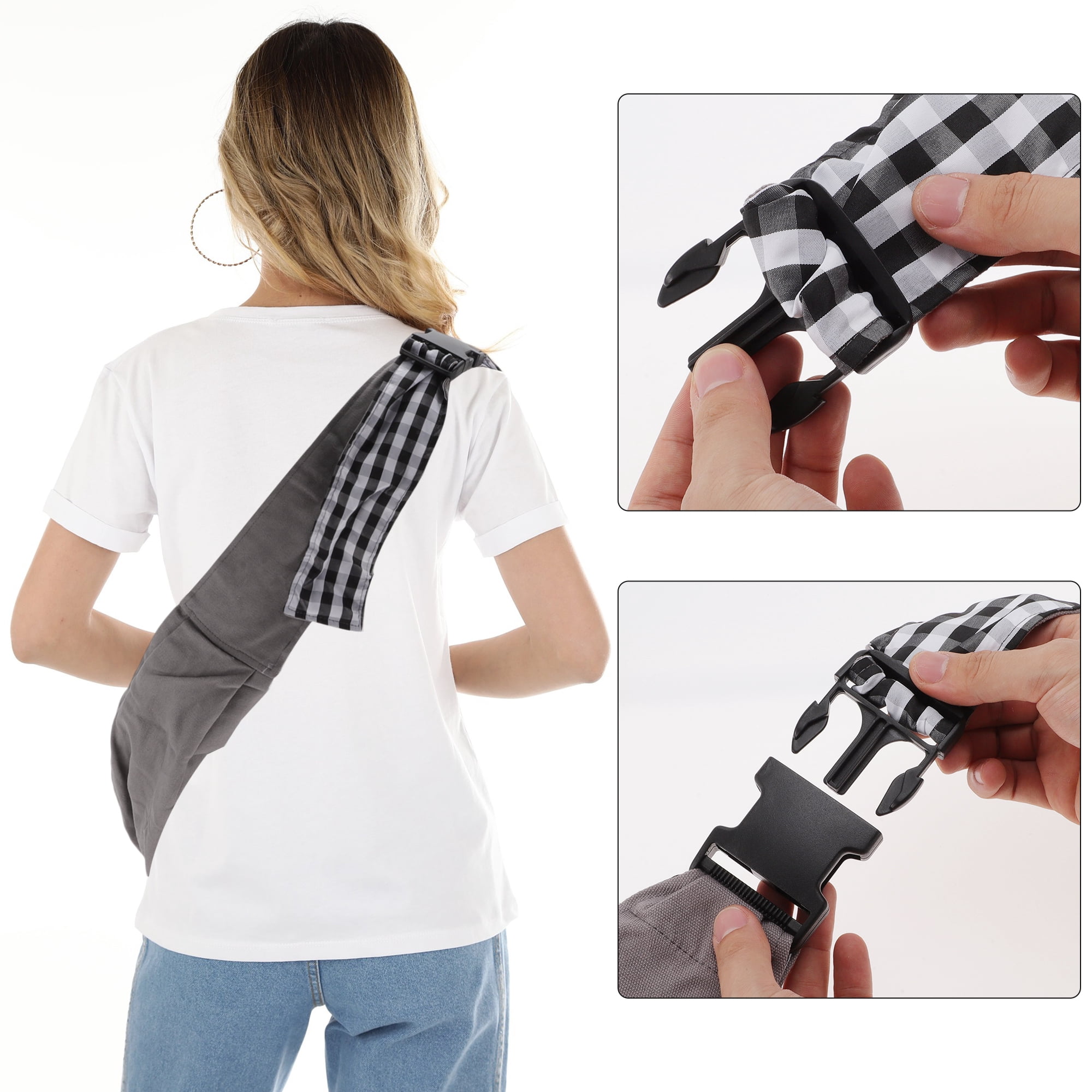 Unique Bargains Pet Sling Carrier Adjustable Pet Sling Pet Chests Bag for Cats and Dogs