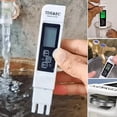 thumbnail image 3 of Qocolhg 2025 The Most Accurate 3-in-1 Instant Read TDS Meter - Measures TDS, EC, & Temperature (°C/°F) - Digital Water Testing Kit for Tap, Well, Pool, Hydrop, 3 of 9