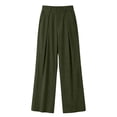 thumbnail image 7 of BUIGTTKLOP Corduroy Dress Pants for Women Business Casual Outfits High Waisted Work Slacks Wide Leg Office Trousers, 7 of 7