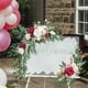 thumbnail image 3 of Arco de boda con flores, letrero de bienvenida para ceremonia, decoración de pared con flores artificiales Estilo D, 3 of 7