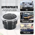thumbnail image 6 of 2pcs Universal Round A/C Air Conditioning Vent Deflector Outlet Louvered for RV Bus Yacht, 6 of 6
