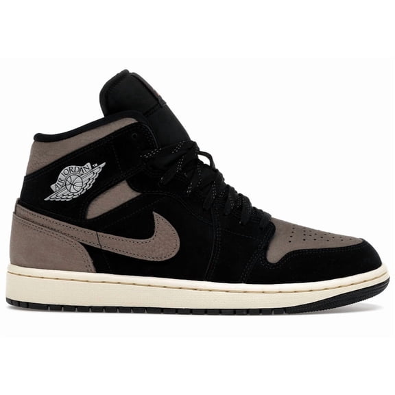Jordan Men's 1 Mid SE Olive Grey Shoes, from StockX