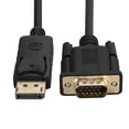 thumbnail image 1 of Adaptateur de Câble DP vers VGA, Durable DisplayPort vers VGA, DisplayPort Maison pour PC Portable, 1 of 8