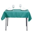 thumbnail image 3 of Efavormart 54x54" TURQUOISE Wholesale Linens Seamless Polyester Square Linen Tablecloth For Wedding Banquet Party Restaurant, 3 of 6
