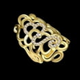 thumbnail image 2 of 18K Rose Gold Plated Cocktail Ring For Women B297, 2 of 5