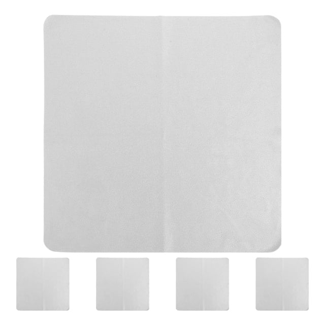 BRIGHTFUFU 5 paños de limpieza de microfibra grandes para gafas y lentes de cámara. Toallitas limpiadoras para gafas, teléfonos y pantallas.