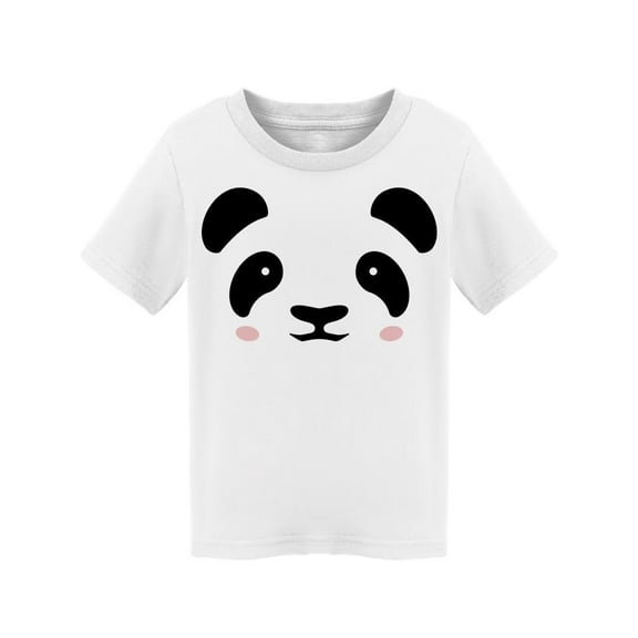 Blushed Cute Panda Face T-Shirt Toddler -Image by Shutterstock,  5 Toddler