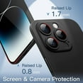 thumbnail image 4 of JETech Ultra Slim (0.35mm Thin) Case for iPhone 14 Pro Max 6.7-Inch, Camera Lens Cover Full Protection, Lightweight Matte Finish PP Hard Minimalist Case, Support Wireless Charging (Black), 4 of 6