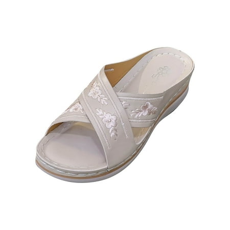 

Women s Solid Color Set Flat Bottom Casual Beach Shoes Sandals Women s Shoes