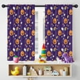 thumbnail image 5 of Blackout Kids Curtains,Cute Halloween Icons Pattern Childrens Insulated Curtains Set Of 2,Bedroom Essentials,Toddler Room Decor 42"x54", 5 of 5