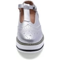 thumbnail image 4 of Women's Platform T-Strap Round Toe Oxfords Dress Pumps Mary Jane Shoes for Women, 4 of 7