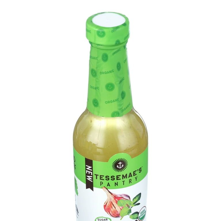 Tessemae's Organic Italian Vinaigrette, 10 fl oz, Vegan, Sugar-Free,  Dairy-Free, Gluten-Free, Whole30, Keto - Walmart.com