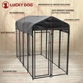 thumbnail image 5 of Lucky Dog Uptown Large Outdoor Covered Kennel Heavy Duty Dog Fence Pen (3 Pack), 5 of 10