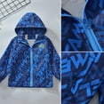 thumbnail image 4 of XEGLSBU Boys Jackets Size 14-16 Fall Boys Windbreaker Jacket with Cartoon Print Lightweight Outdoor Jacket for Kids Youth Hiking Camping Sports Boys Jacket 5T Navy Blue Size 5-6 Years, 4 of 9