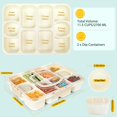 thumbnail image 4 of Snackle Box Container Caperci Original con 10 compartimentos y tapa, 4 of 8