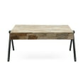 thumbnail image 2 of Noble House Liberty Industrial Wood and Metal Coffee Table, Gray, 2 of 7