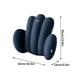 thumbnail image 5 of Wmhnj Almohada lumbar de espuma de alta densidad para silla de oficina, 42 x 14 x 35 cm, para aliviar el dolor lumbar y mejorar la postura., 5 of 9