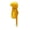 1-Yellow332, variant on Wxolcjlv Kids Solid Satin Bandana Casual Breathable Stretch Long Tail Headscarf, Ages 3-14