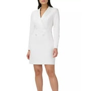 Adrianna Papell Knit Crepe Tuxedo Sheath Dress