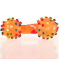 thumbnail image 5 of Besufy Dog Chewing Toy,Dog Puppy Cat Sound Polka Dot Squeaky Rubber Dumbbell Bone Chewing Toy, 5 of 5