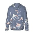 thumbnail image 3 of Sigee Watercolor Flowers Butterfly Print UPF50+ Men's Sun Protection Hoodie Shirt SPF UV Shirt Long Sleeve Fishing Outdoor Lightweight, S-3XL, 3 of 9