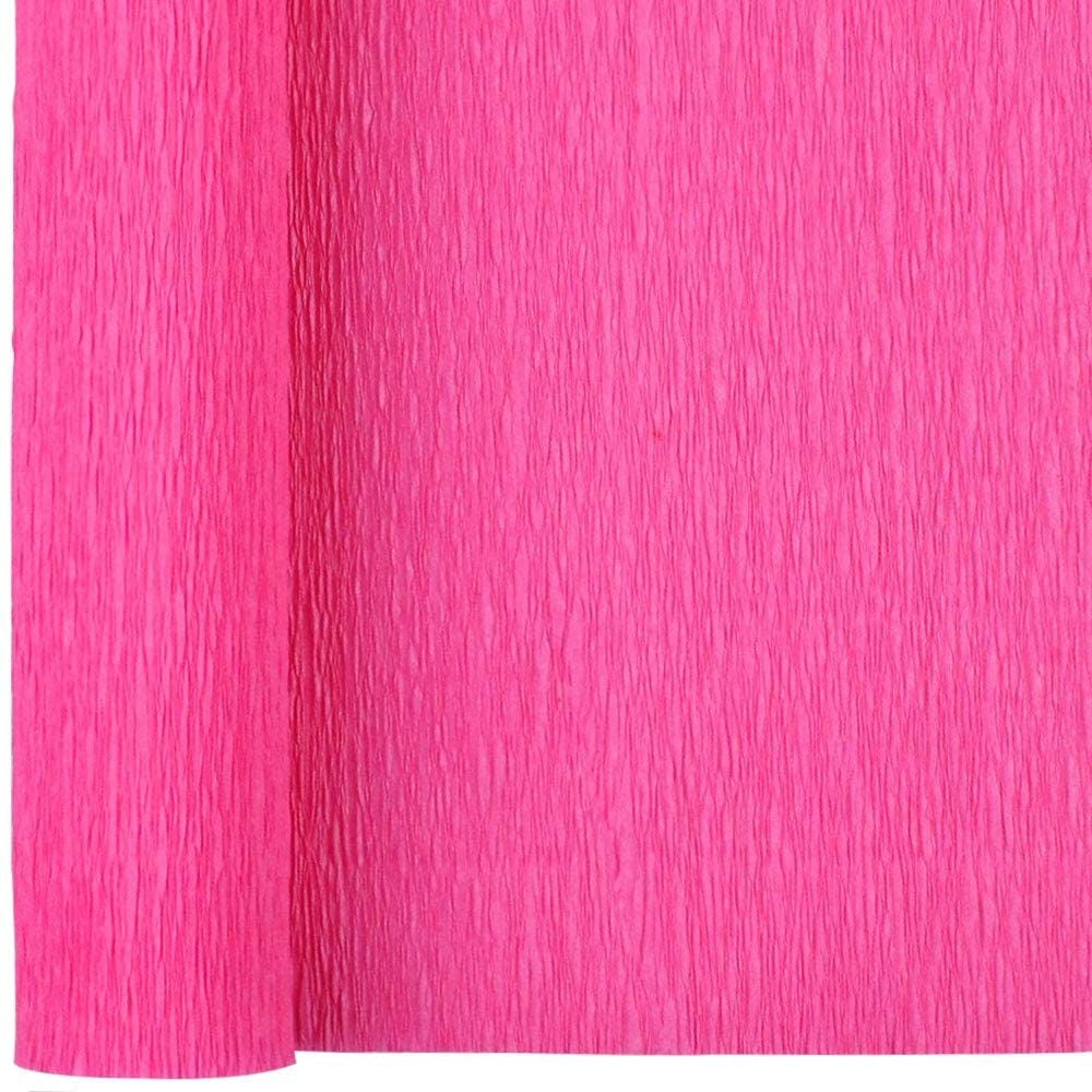 CREPE PAPER PACK OF 10 SHEETS 78X19IN - BRIGHT PINK EA - Alamo Fiesta