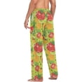 thumbnail image 6 of FREEAMG Tomato Vegetable Pajama Pants for Men, Men's Separate Bottoms, Comfortable Sleep Lounge Pj Pants, 6 of 7