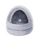 thumbnail image 1 of Methold Tienda de campaña para mascotas, cama cueva, cabaña para gatos con cojín extraíble, nido de gatito de felpa, hogar cálido para Perchas para gatos Gris, 1 of 6