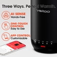 thumbnail image 6 of Vsitoo S3 Pro 16oz Smart Heated Coffee Mug, Auto-Sensing AI, 120-150°F, Hands-Free, Black, 6 of 9