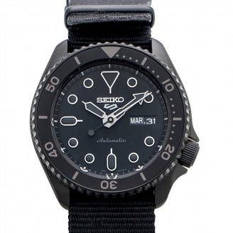 Seiko 5 Sports SRPD93 Blue Dial Black Rubber Day Date Automatic