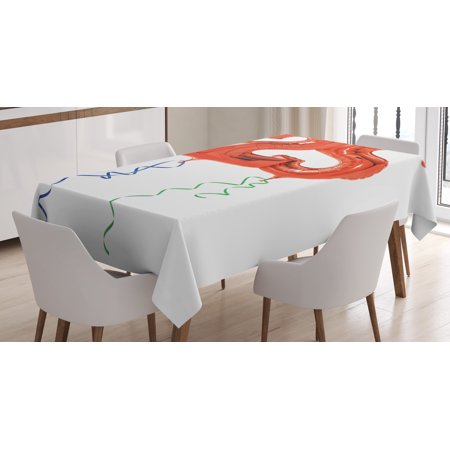 25th Birthday Decorations Tablecloth Vivid Display Of Party