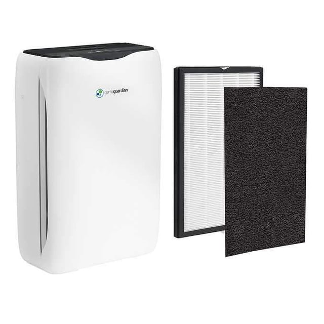 GermGuardian AC5600WFL 3-in-1 HEPA Filter Air Purifier with Bonus Filter