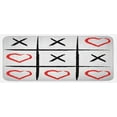 thumbnail image 1 of Xo Kitchen Mat, Simplistic Love Game and Happy Valentines Humor Hobby Design, Plush Decorative Kitchen Mat with Non Slip Backing, 47" X 19", Vermilion Pale Grey, by Ambesonne, 1 of 1
