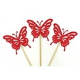 thumbnail image 2 of Darling Souvenir, Butterfly Cupcake Toppers, Birthday Wedding Party Dessert Decorations - Pack Of 20, 2 of 3