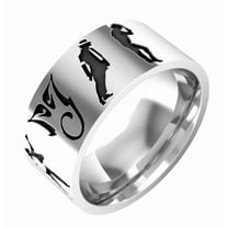 Michael Jackson Stainless Steel Band Ring Size 13