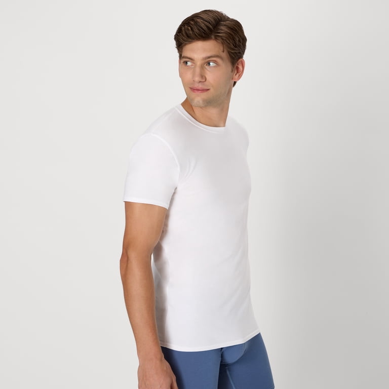 Hanes Men's Cotton Stretch Undershirt 6-Pack photo 4